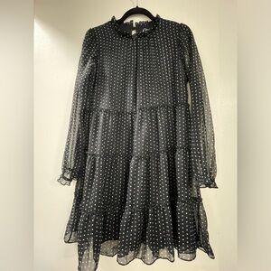 ArtClass Long sleeve polka dot dress